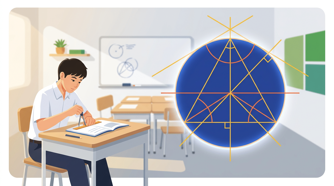 Circle Properties in O-Level Maths: Every Theorem With Worked Examples